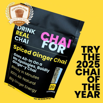 Retail Chai Kits | 20 Chai Lattes in Multiple Flavors | 50%+ Profit Margin
